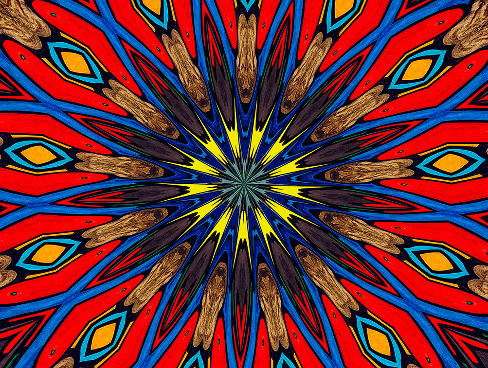 Digitally Modified Original Abstract Painting By Peter Smolenski