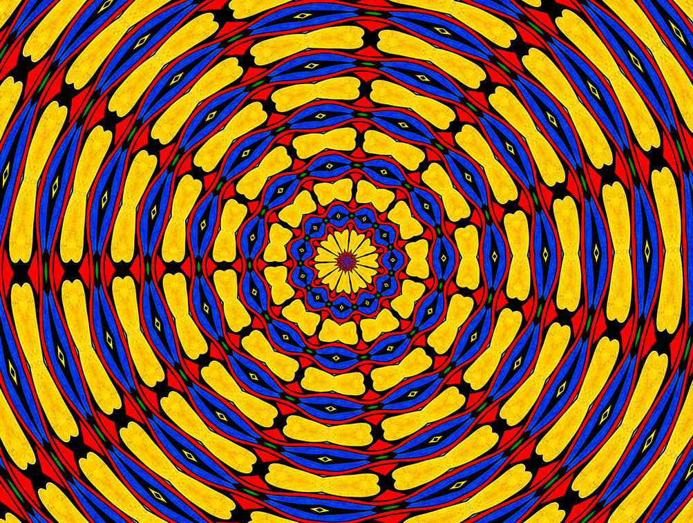 Digitally Modified Original Abstract Painting By Peter Smolenski
