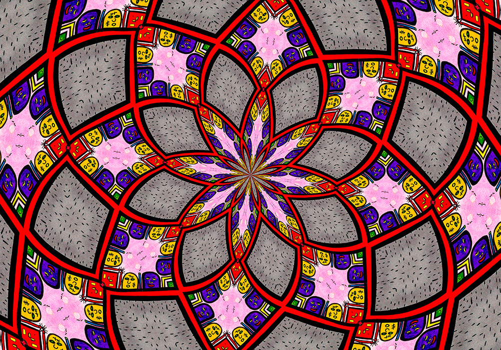 Digitally Modified Original Abstract Painting By Peter Smolenski