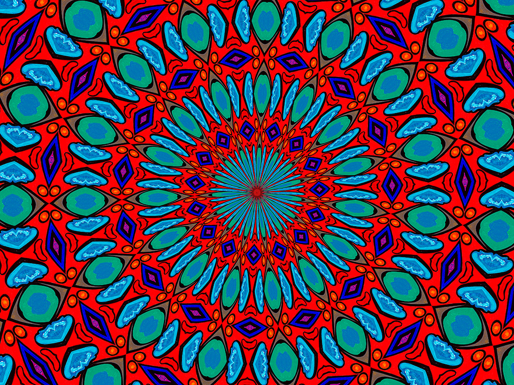 Digitally Modified Original Abstract Painting By Peter Smolenski