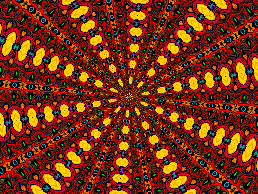 Digitally Modified Original Abstract Painting By Peter Smolenski
