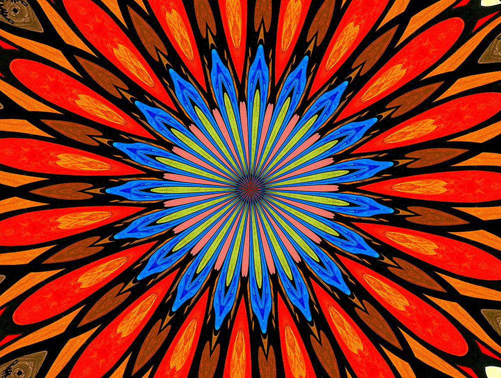 Digitally Modified Original Abstract Painting By Peter Smolenski