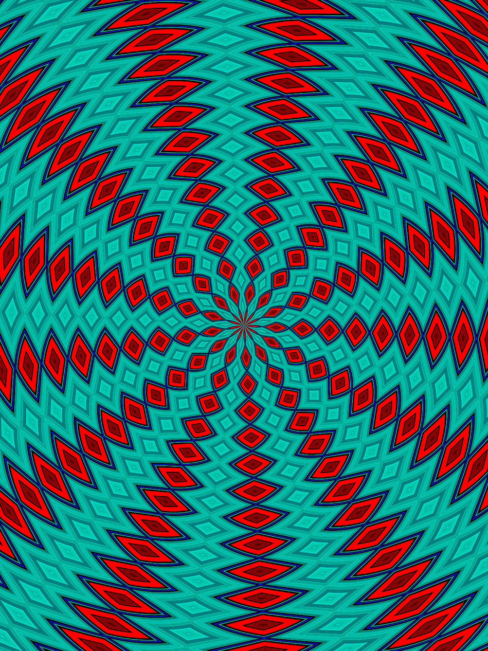 Digitally Modified Original Abstract Painting By Peter Smolenski