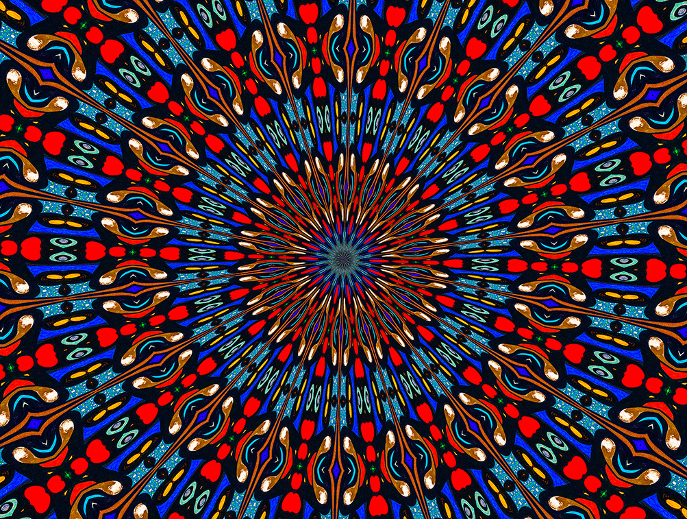 Digitally Modified Original Abstract Painting By Peter Smolenski