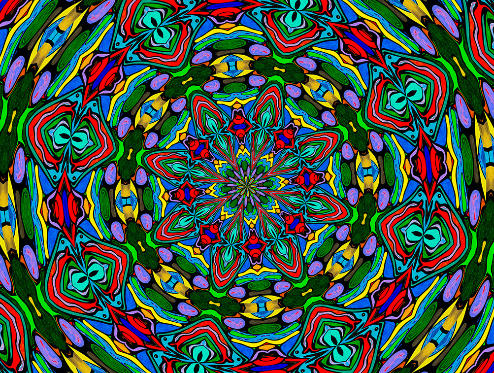 Digitally Modified Original Abstract Painting By Peter Smolenski