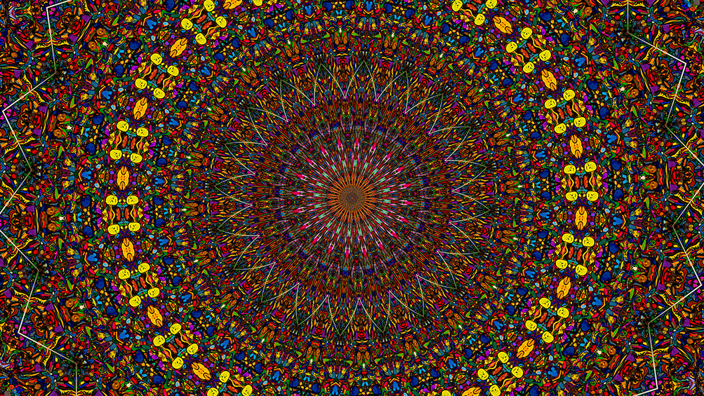 Digitally Modified Original Abstract Painting By Peter Smolenski