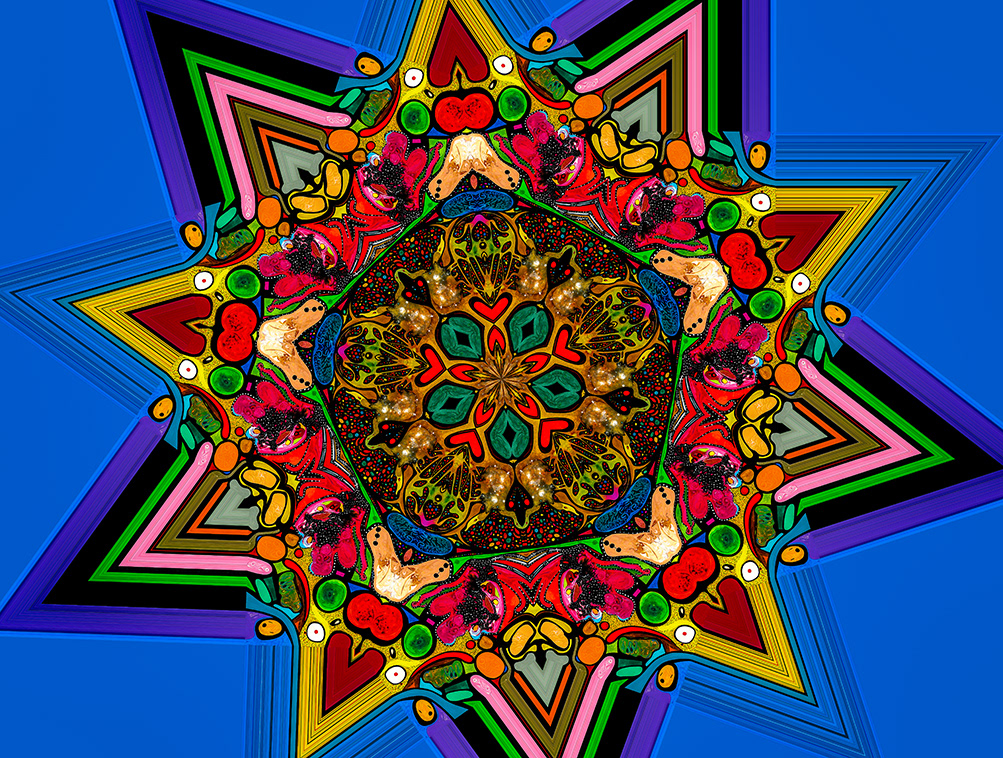 Digitally Modified Original Abstract Painting By Peter Smolenski