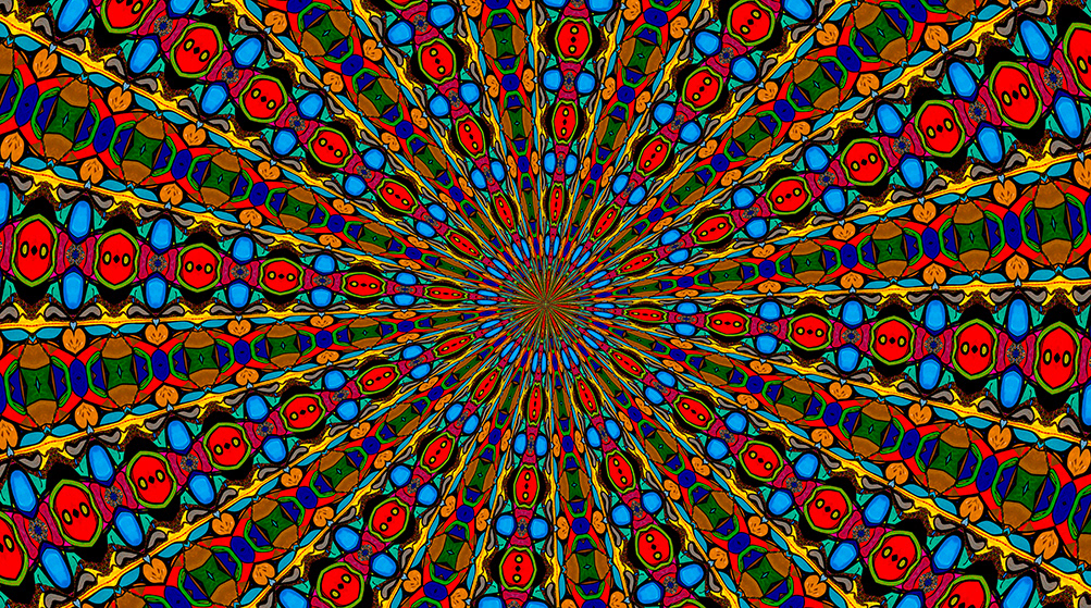 Digitally Modified Original Abstract Painting By Peter Smolenski