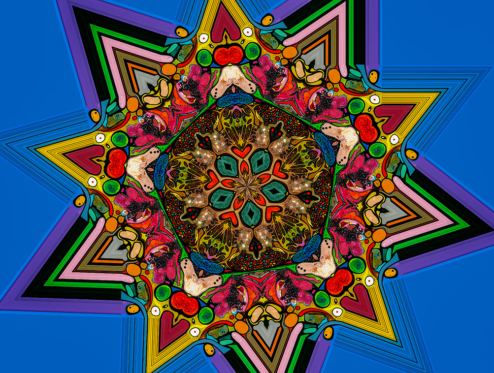 Digitally Modified Original Abstract Painting By Peter Smolenski