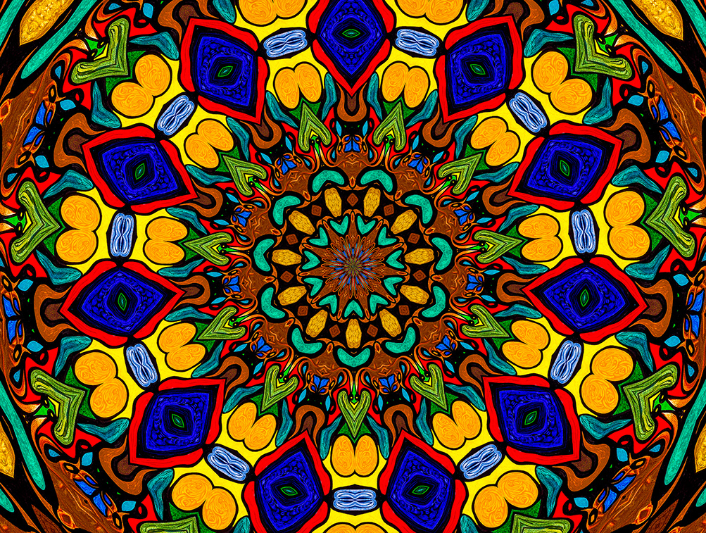 Digitally Modified Original Abstract Painting By Peter Smolenski