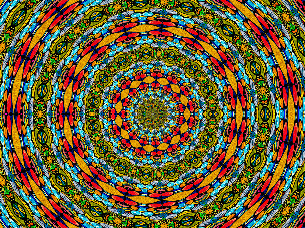 Digitally Modified Original Abstract Painting By Peter Smolenski