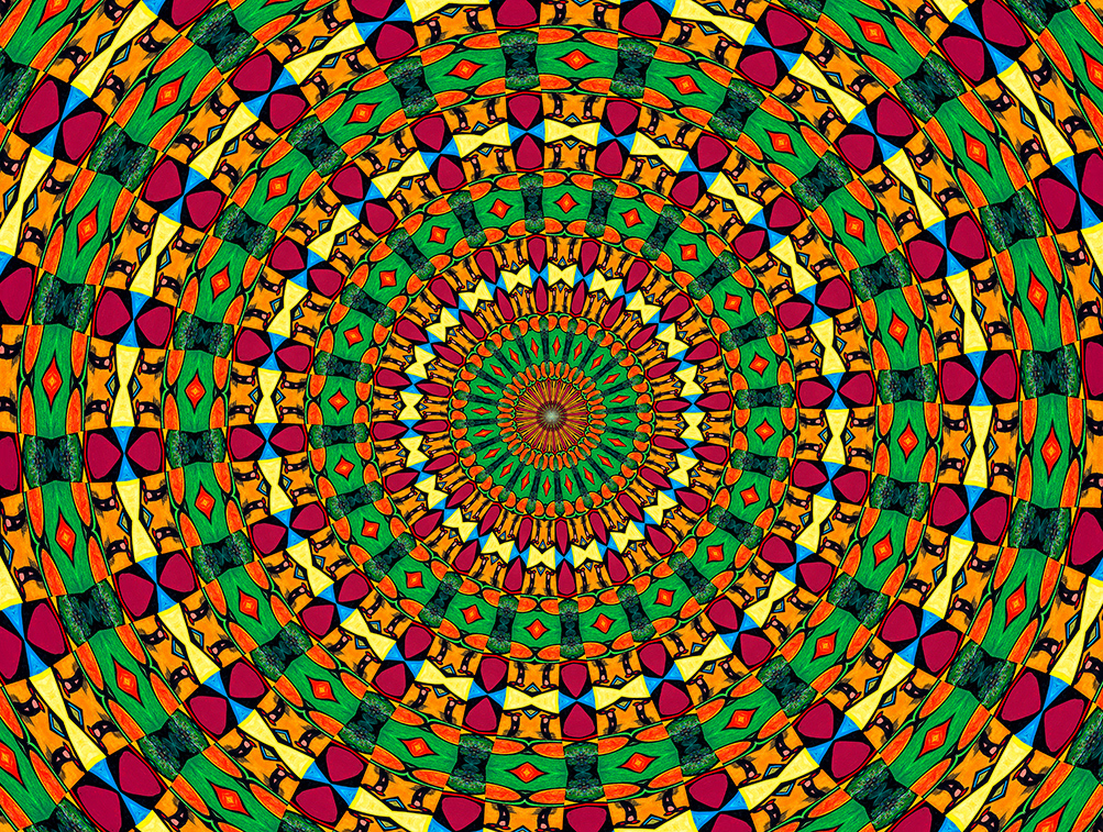 Digitally Modified Original Abstract Painting By Peter Smolenski