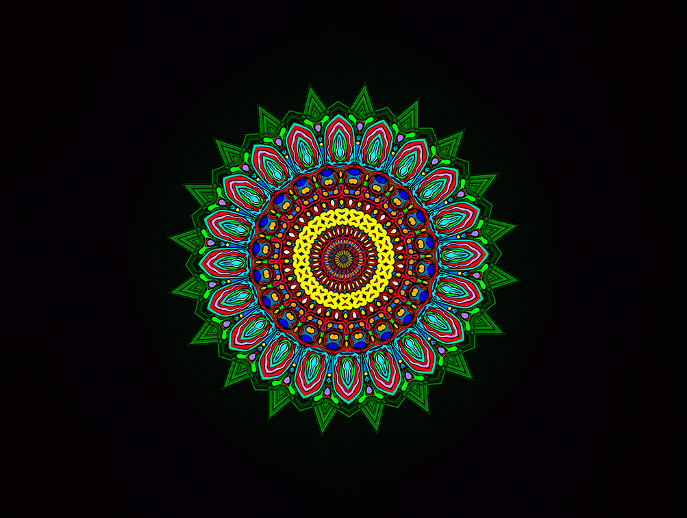 Digitally Modified Original Abstract Painting By Peter Smolenski