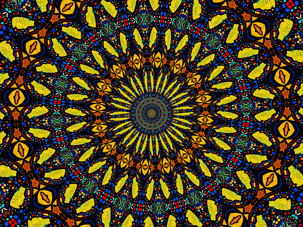 Digitally Modified Original Abstract Painting By Peter Smolenski