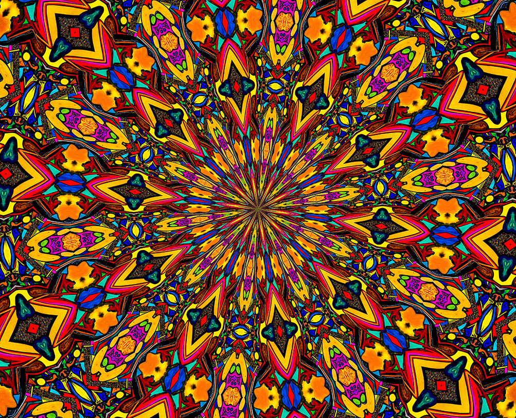 Digitally Modified Original Abstract Painting By Peter Smolenski