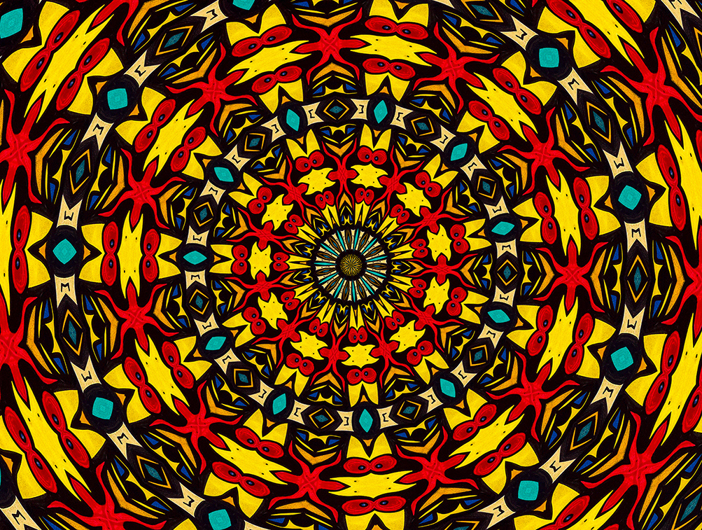 Digitally Modified Original Abstract Painting By Peter Smolenski