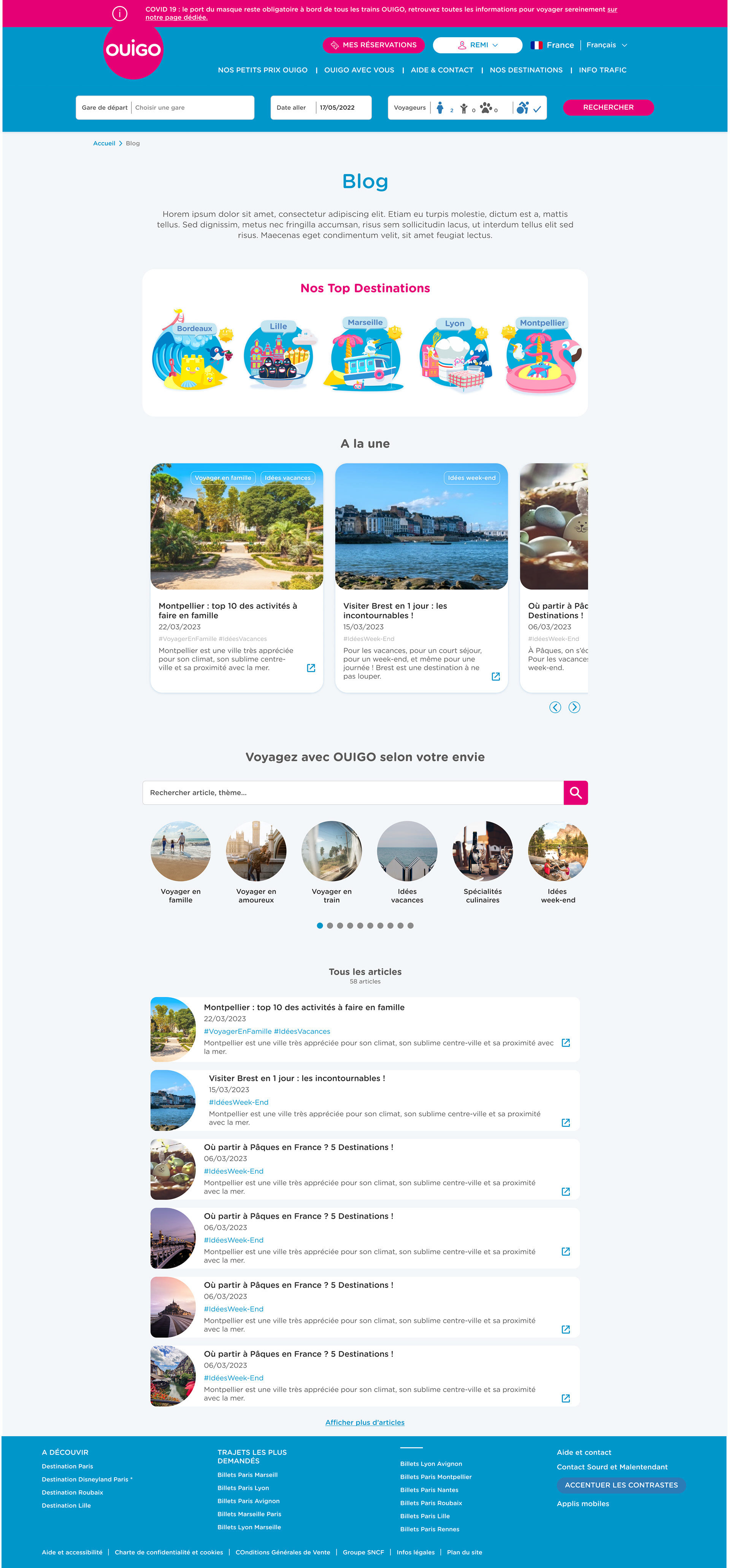 Blog Page Redesigned