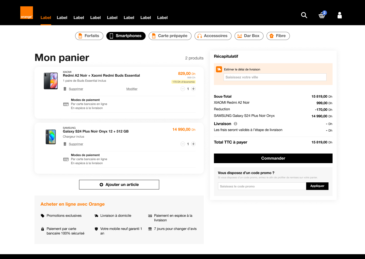 Cart Page Desktop Redesigned