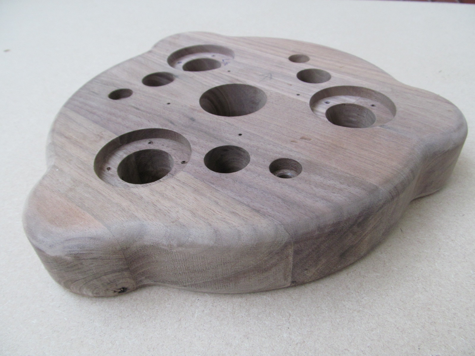 Walnut Voice Over Table Mic Stand - In House Design