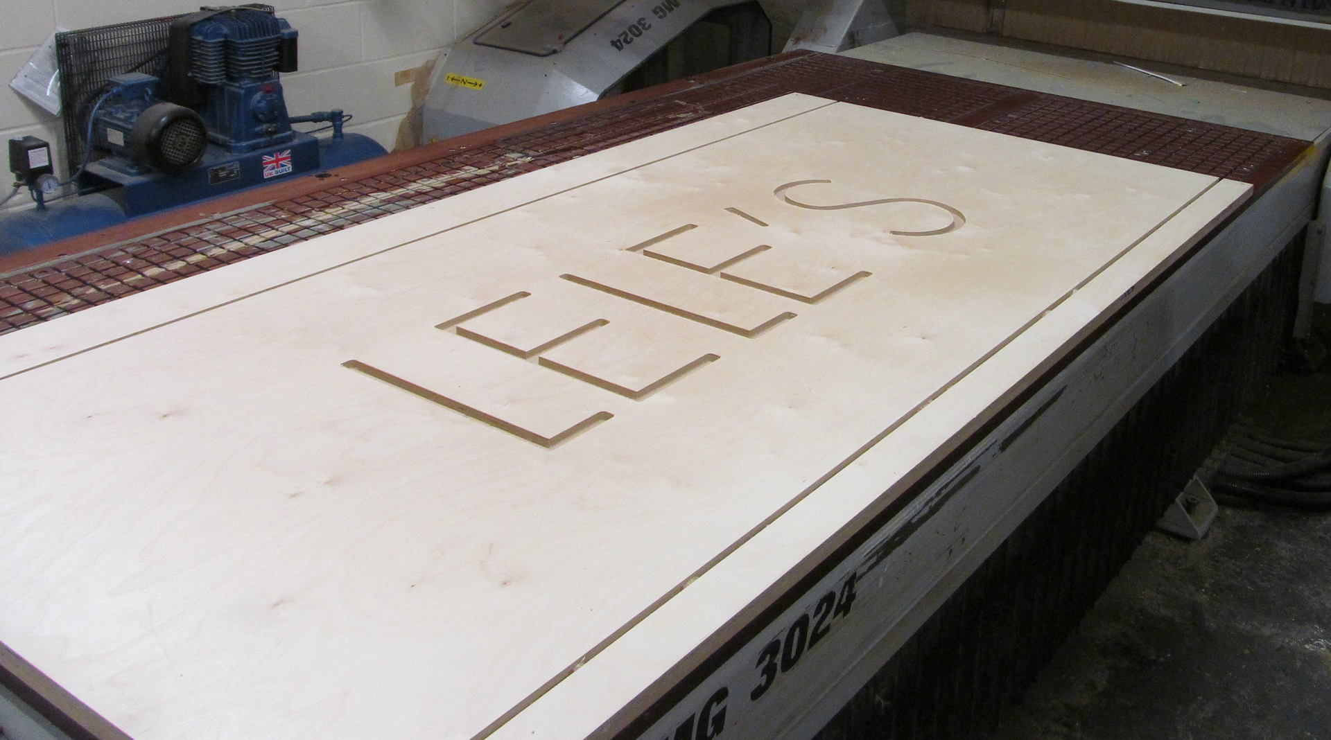 Lele's Birch Ply Sign