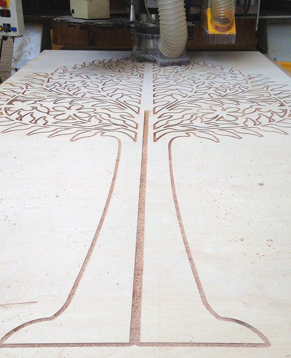 Birch Ply Wedding Trees