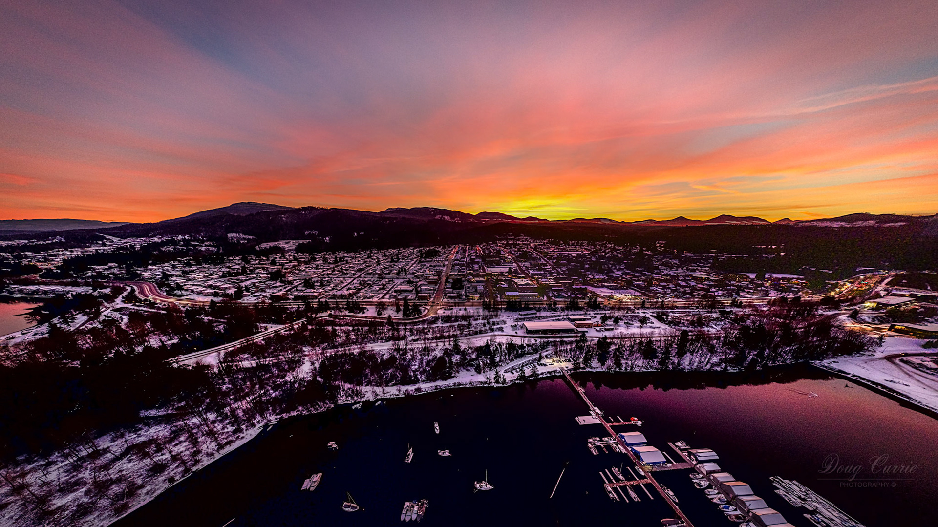 Ladysmith Winter Sunset