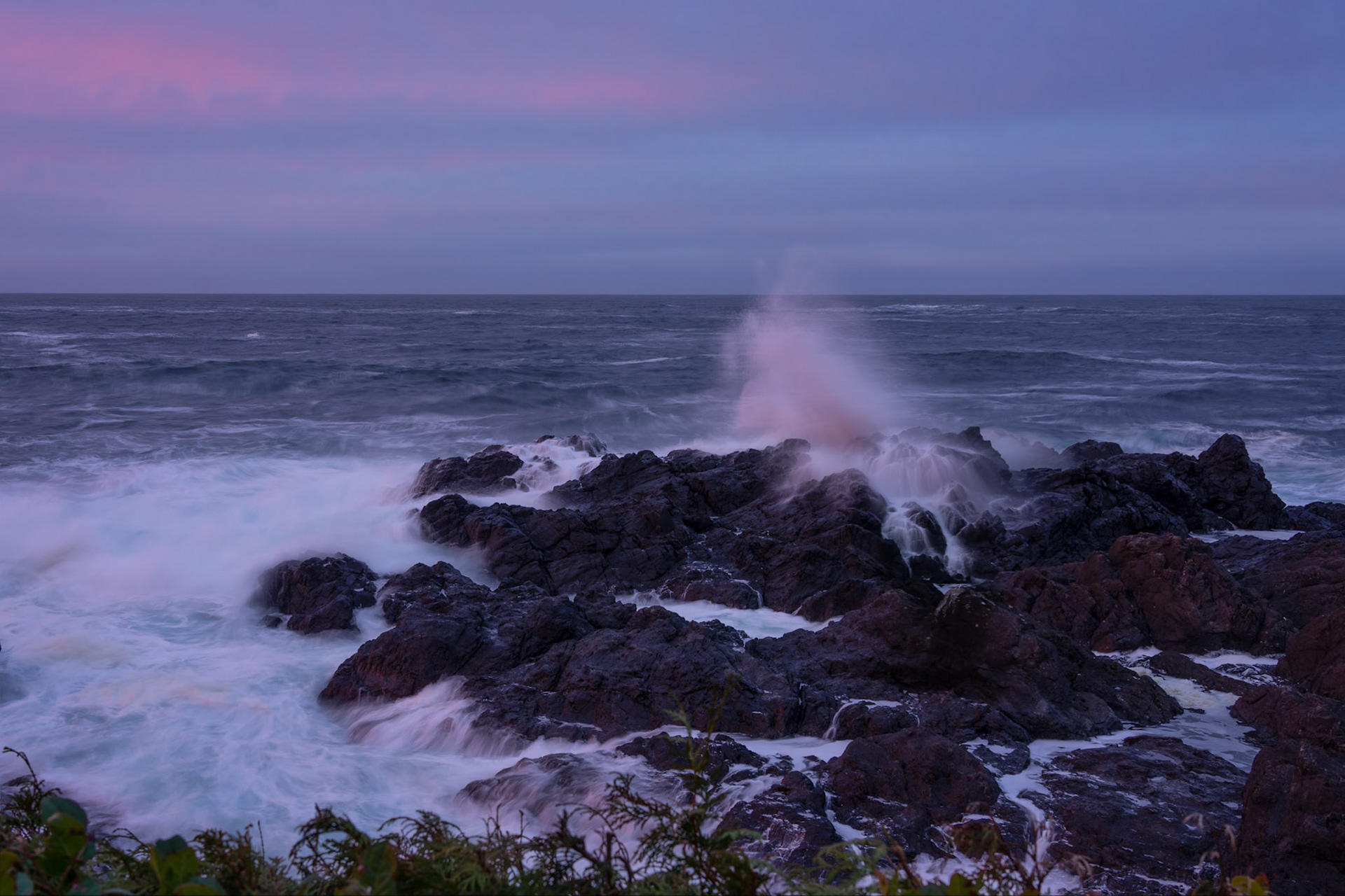 Sunrise Surf, Ucluelet, B.C.