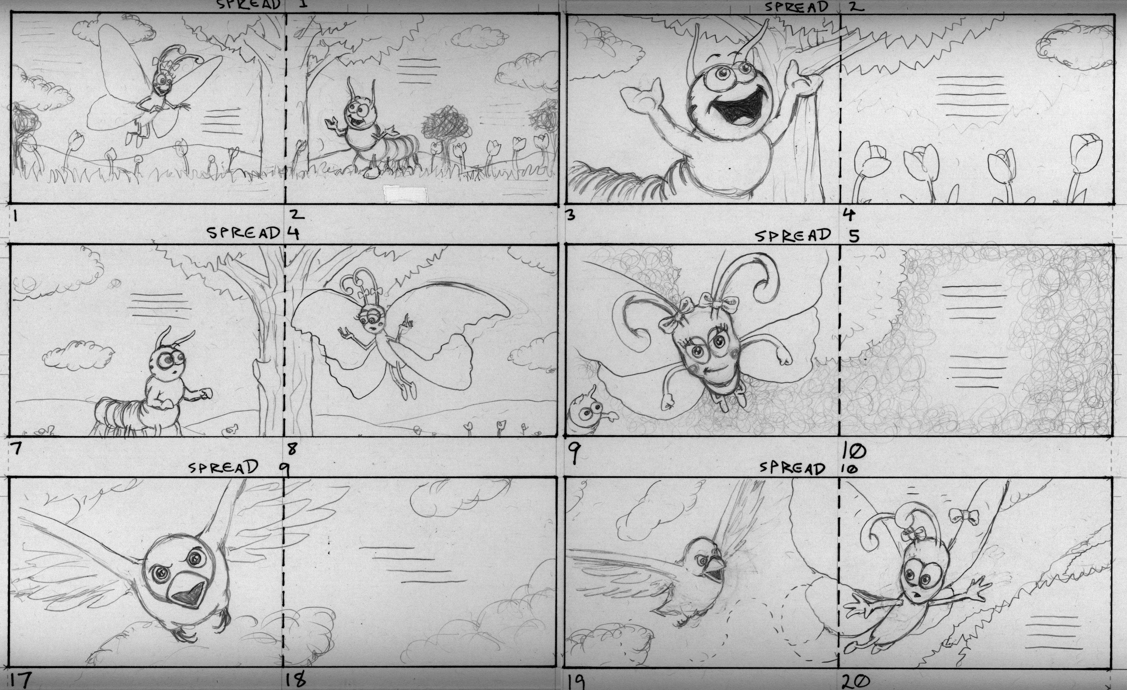 Storyboarding for "I Don't Know"