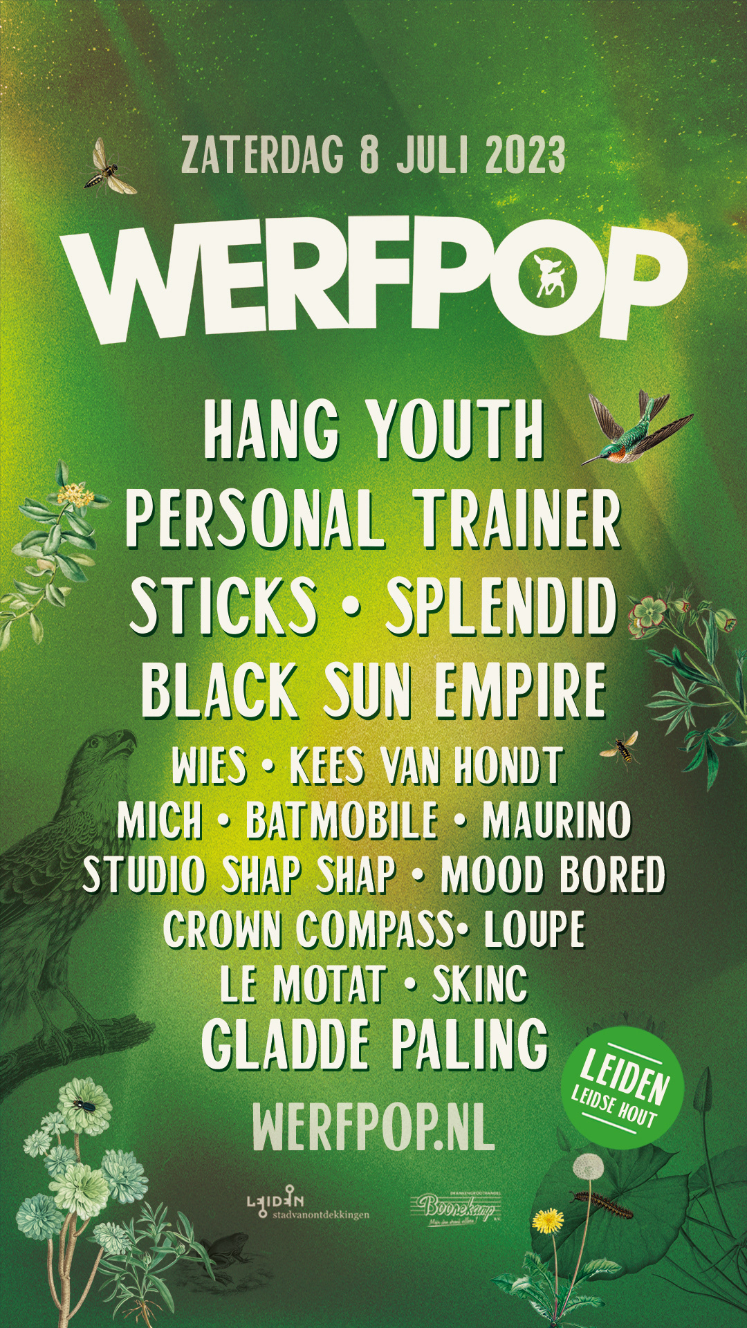Werfpop 2023 Line-up