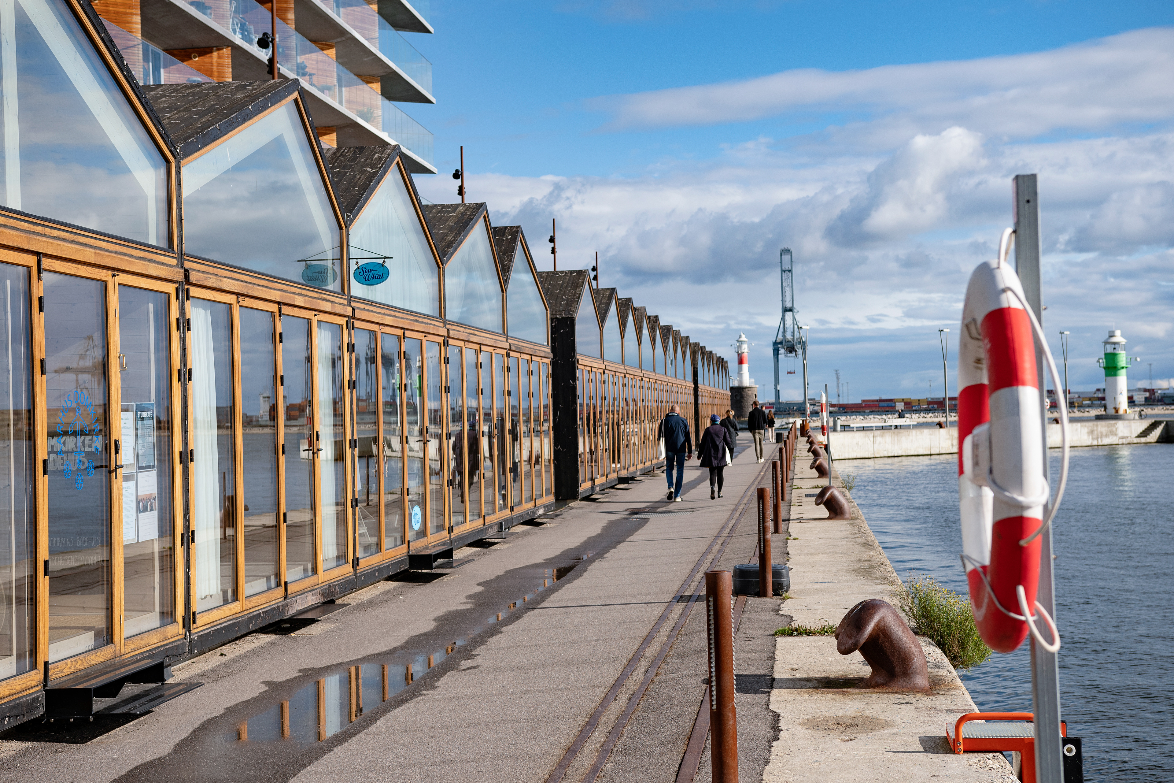 Aarhus swimming pool in the harbour