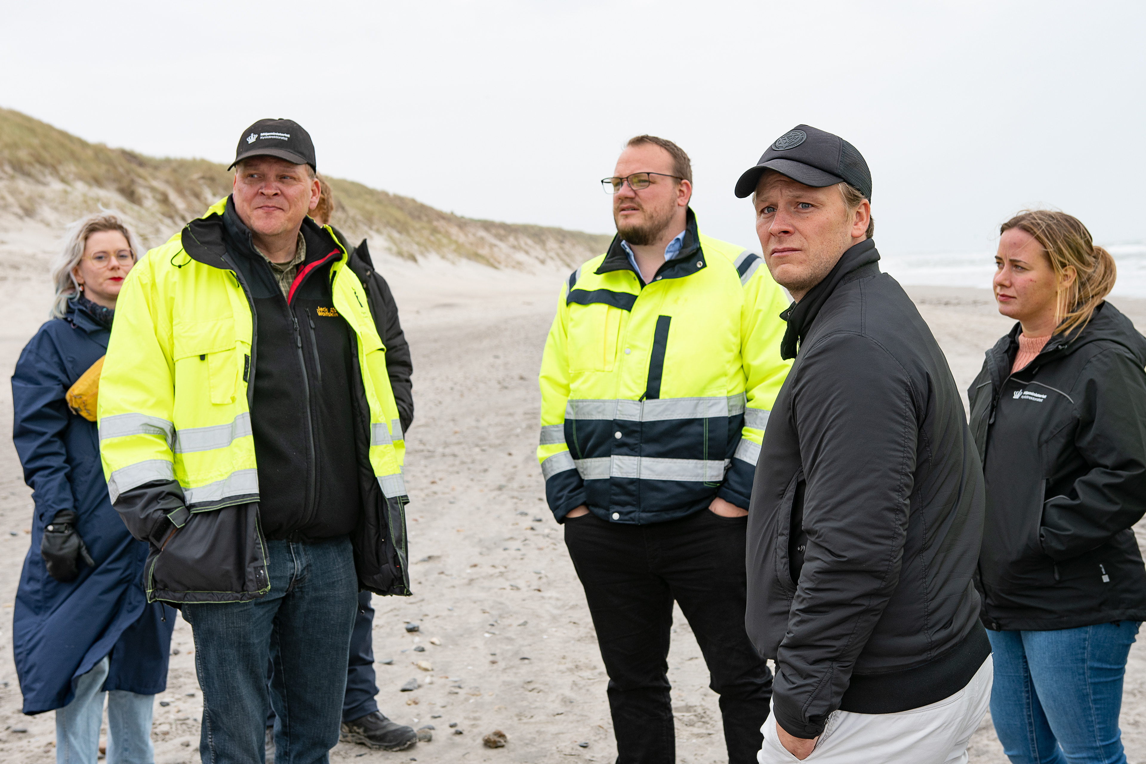 Preparing Beach feeding on the North Sea