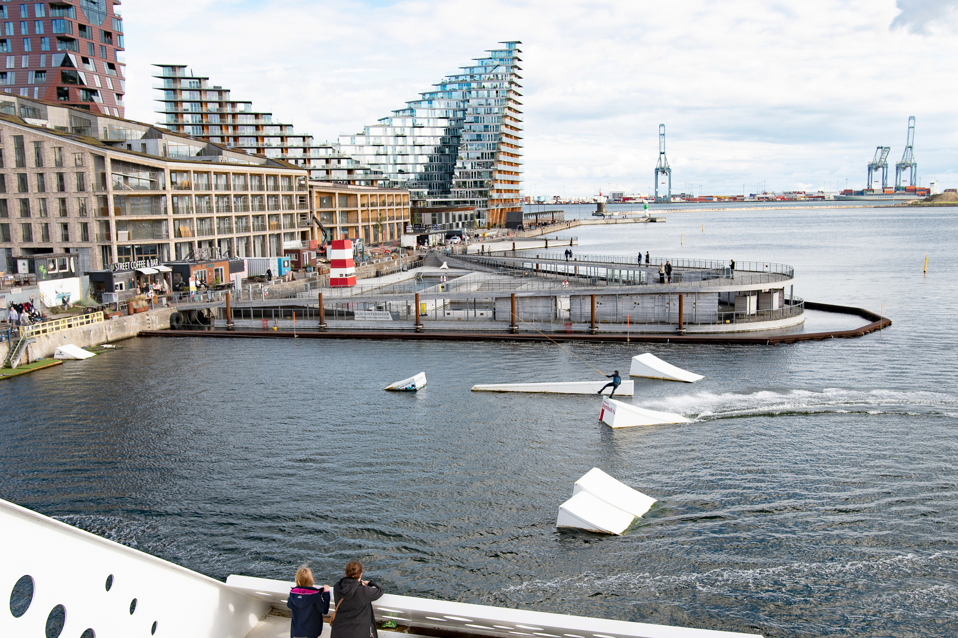 Aarhus swimming pool in the harbour