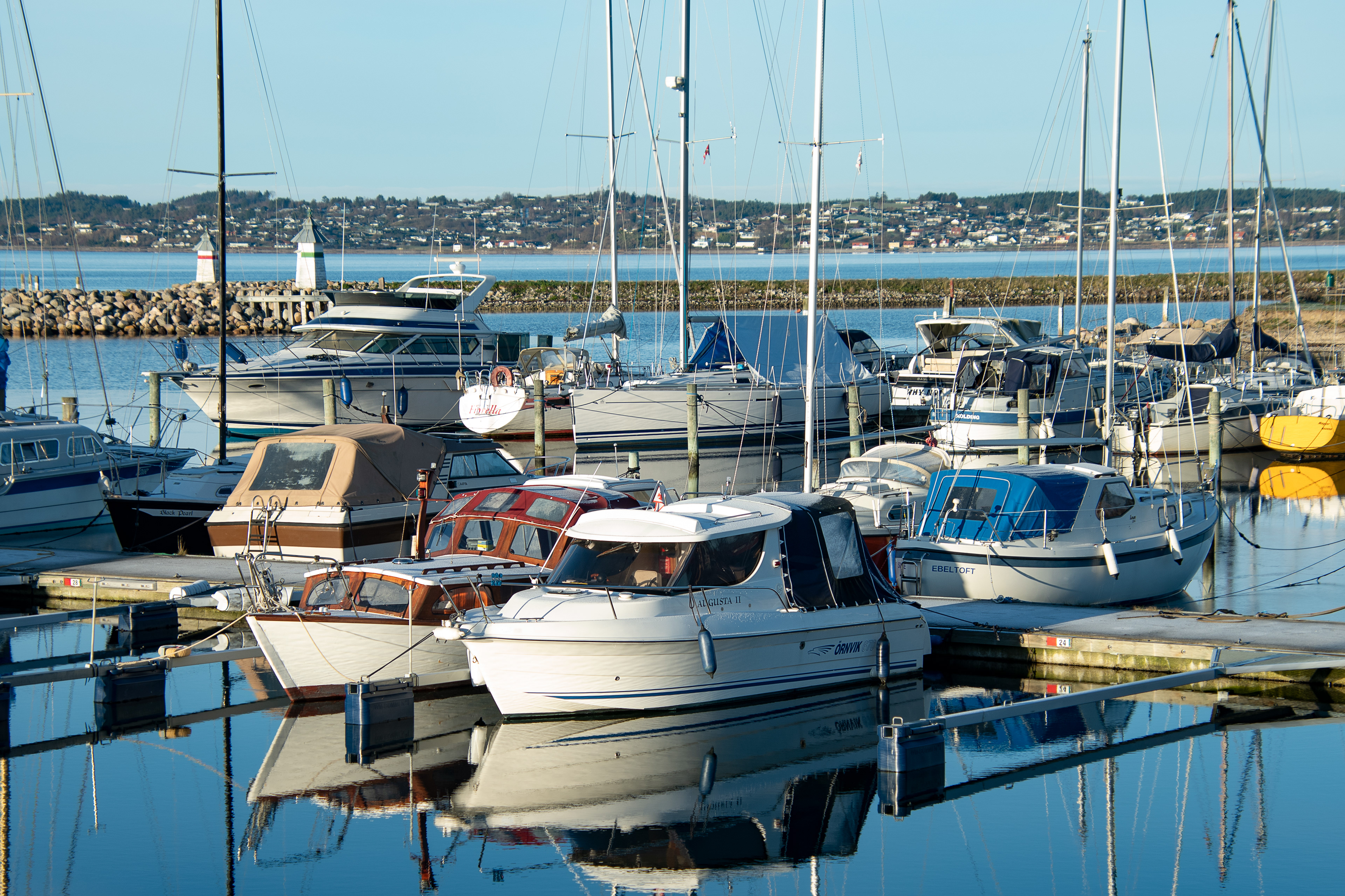 Ebeltoft harbour