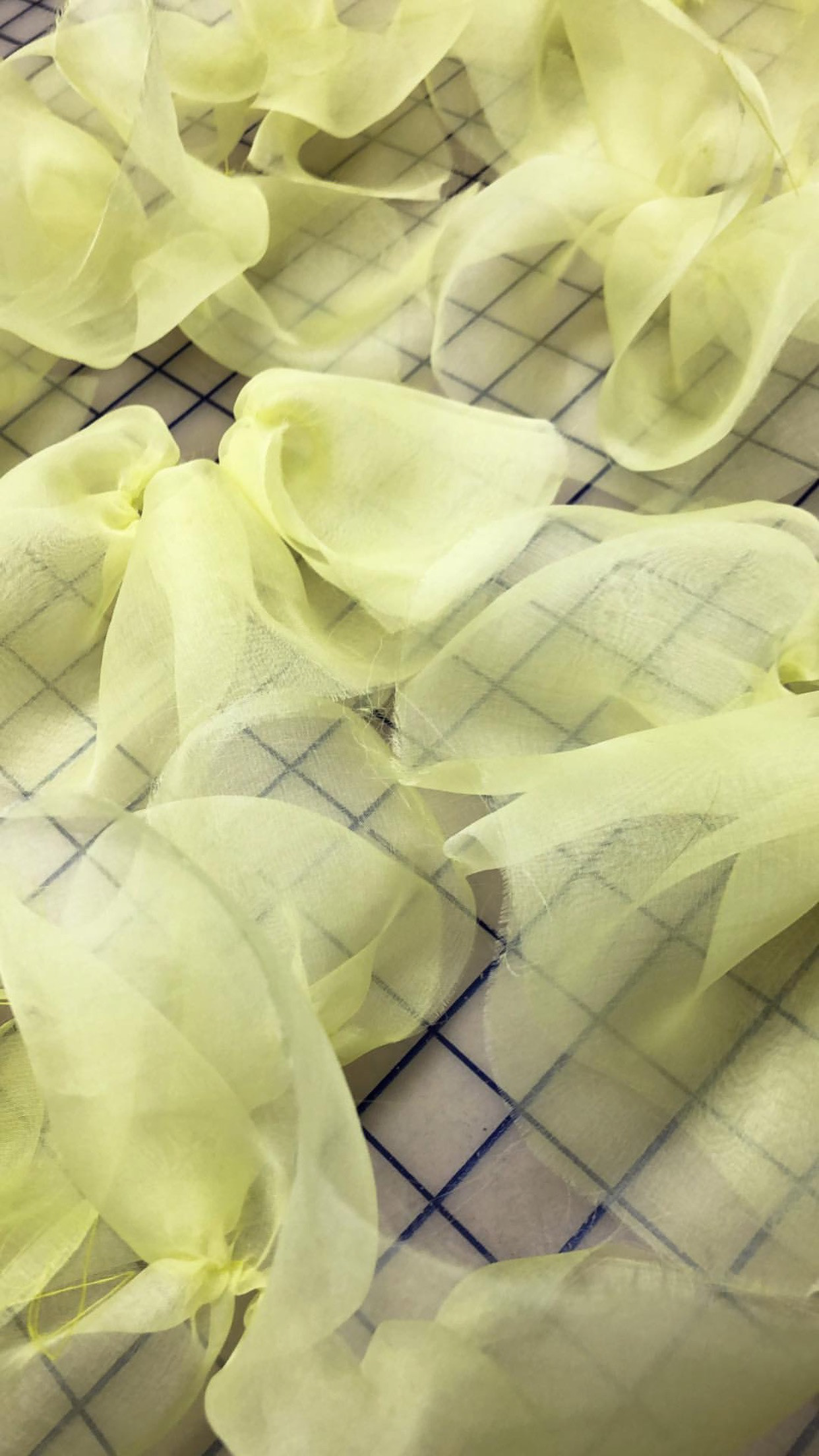 gathered ruffles