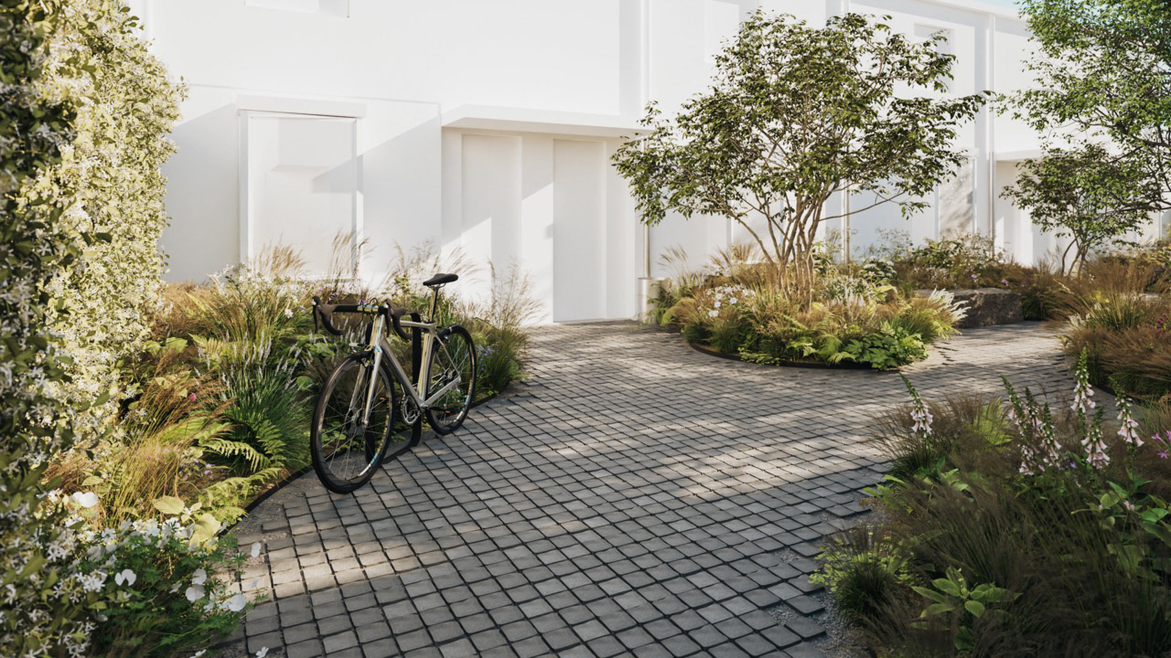 View from courtyard entrance (Semper)