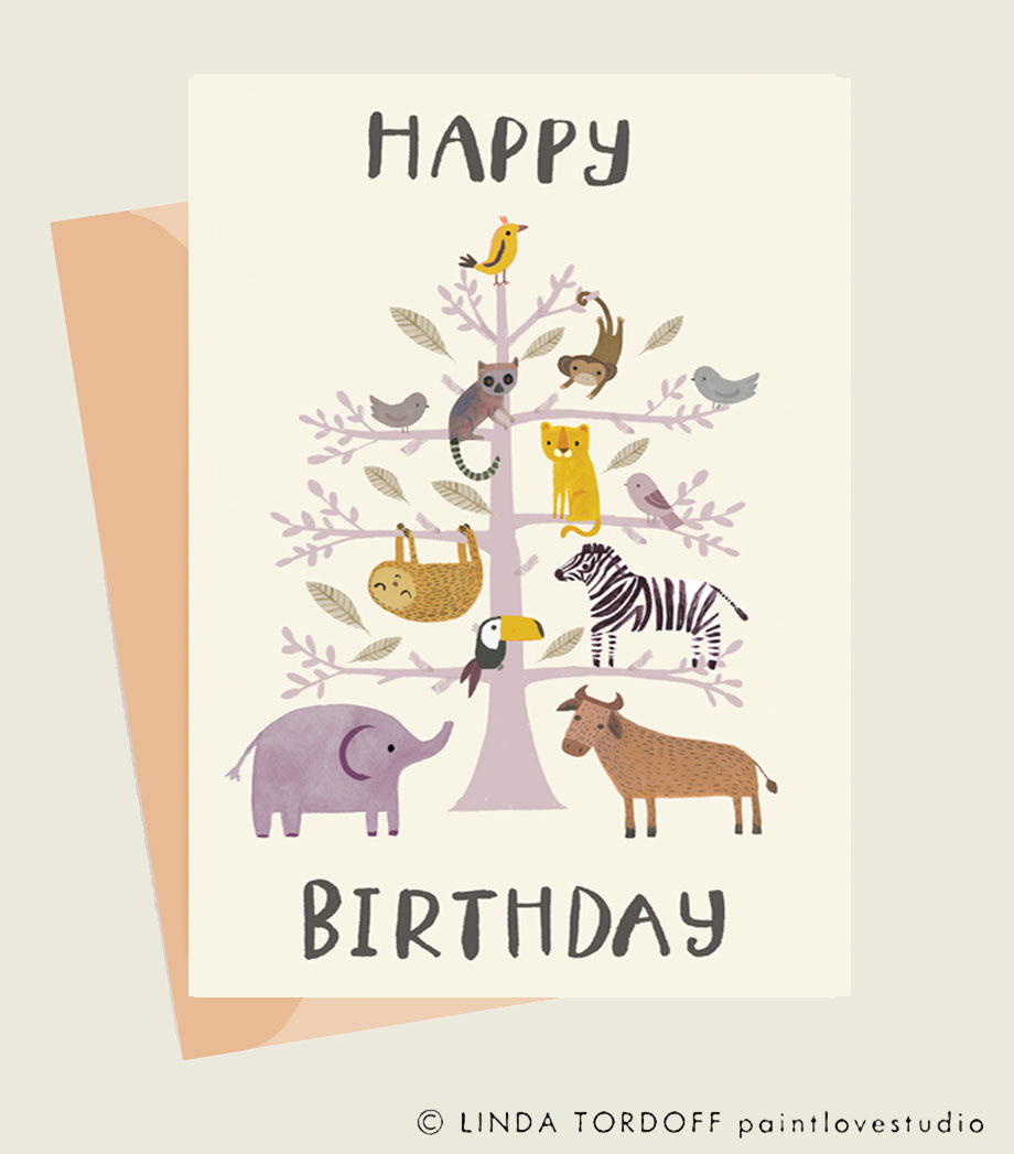Personal project 'Happy Birthday' card