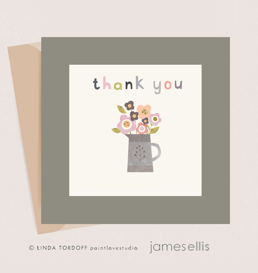 Thank you card for James Ellis