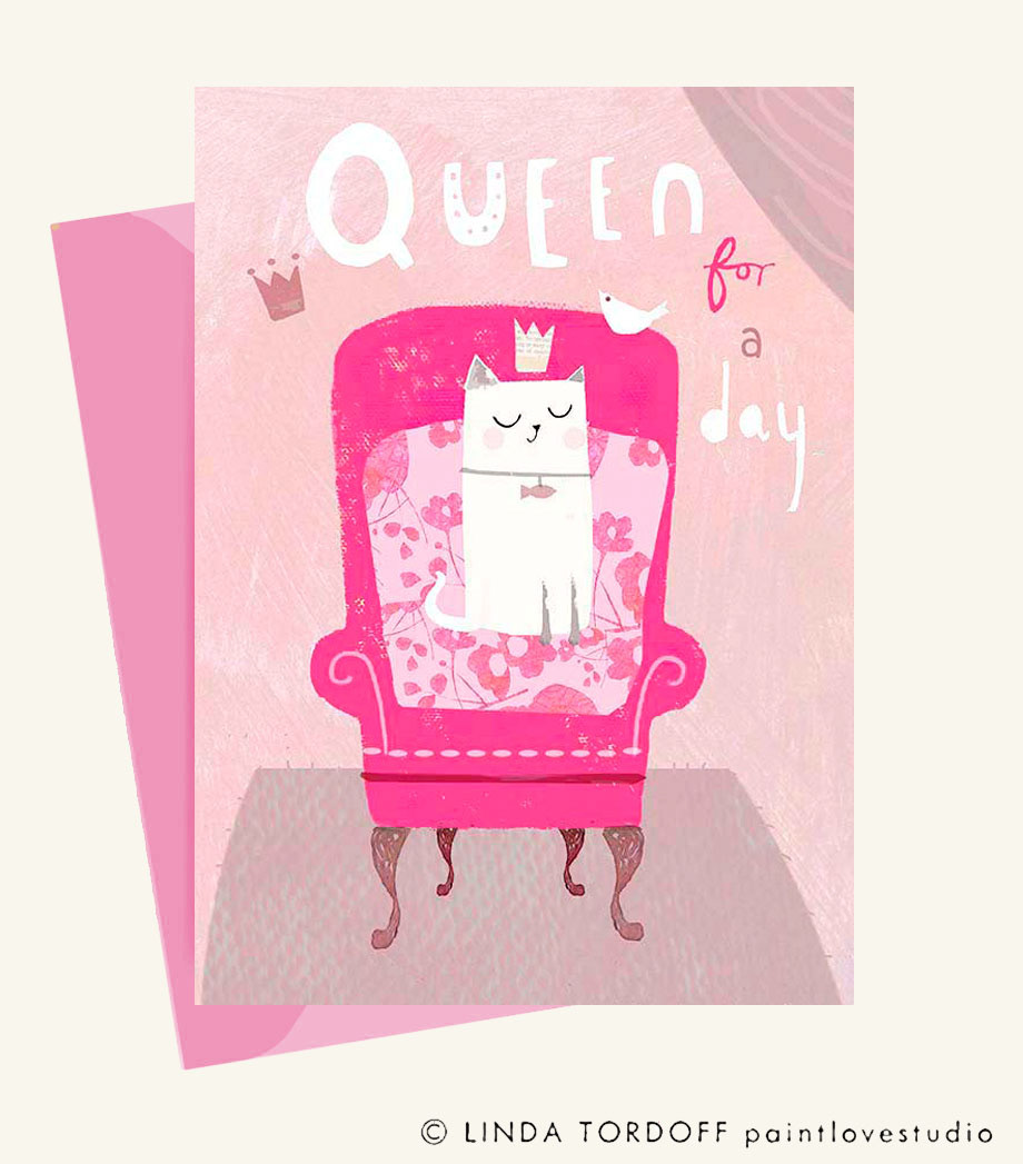 Personal project 'Queen For A Day' card