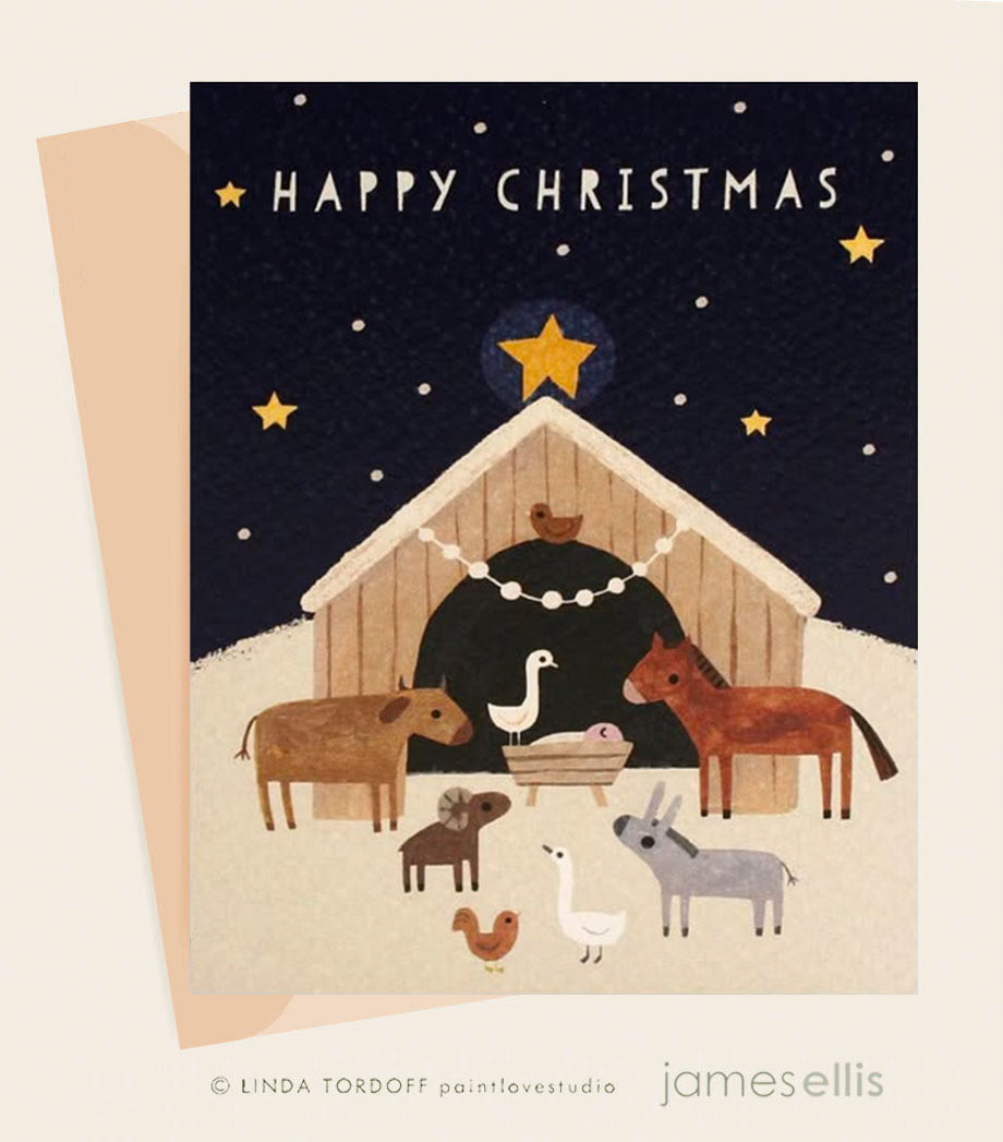 Christmas design for James Ellis cards