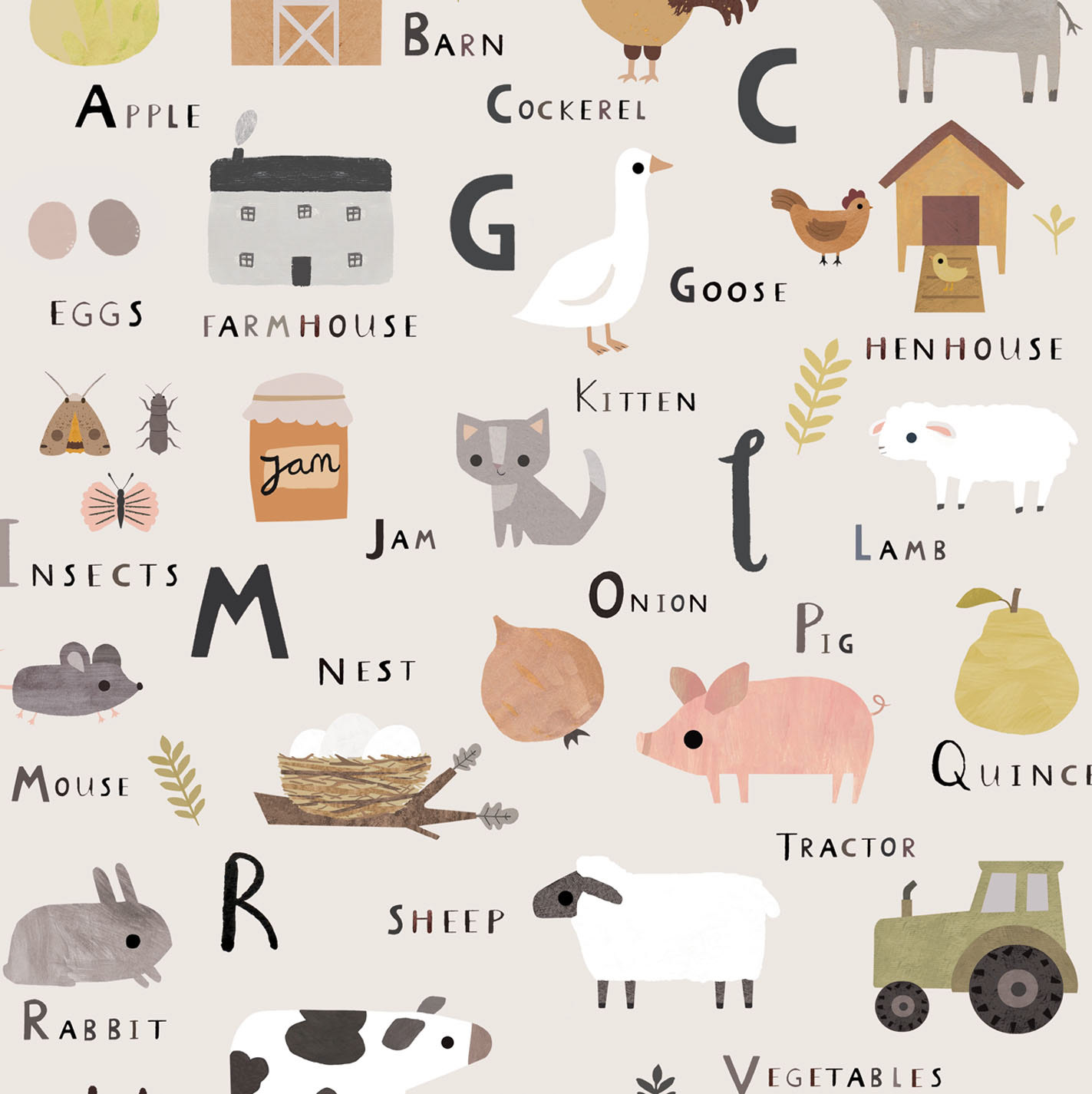 Farm alphabet - Dear Stella