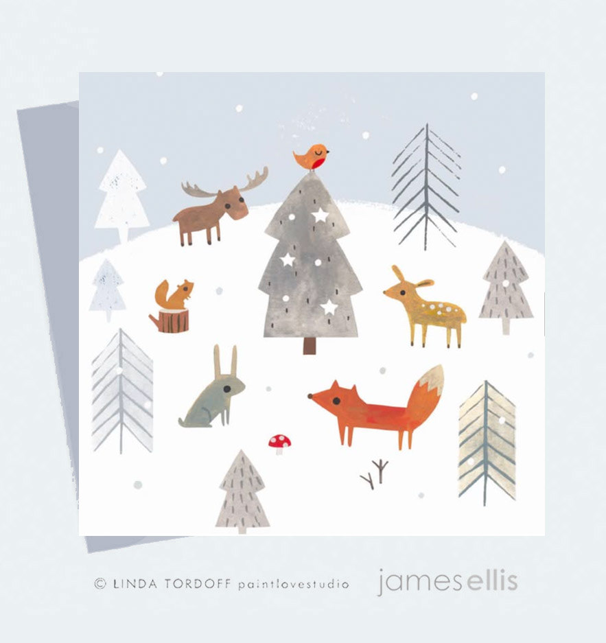 Christmas design for James Ellis cards