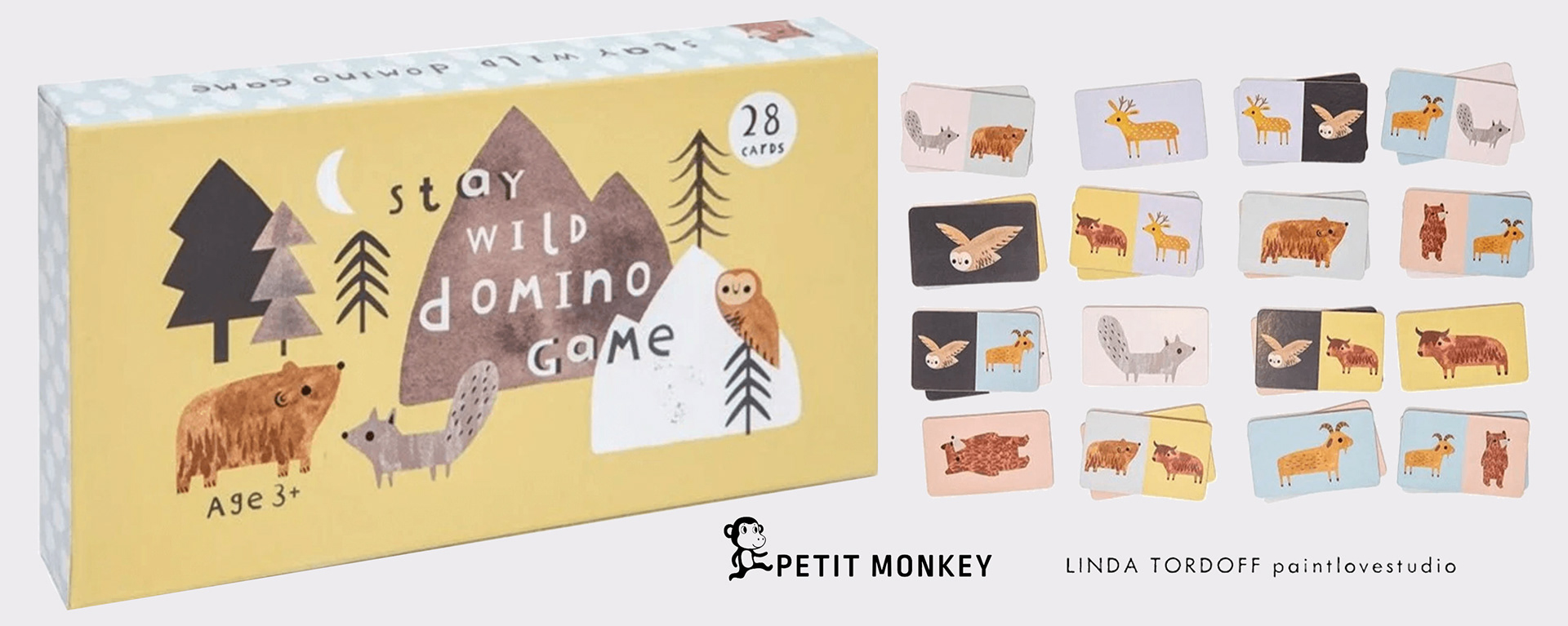 Design for Petit Monkey domino game