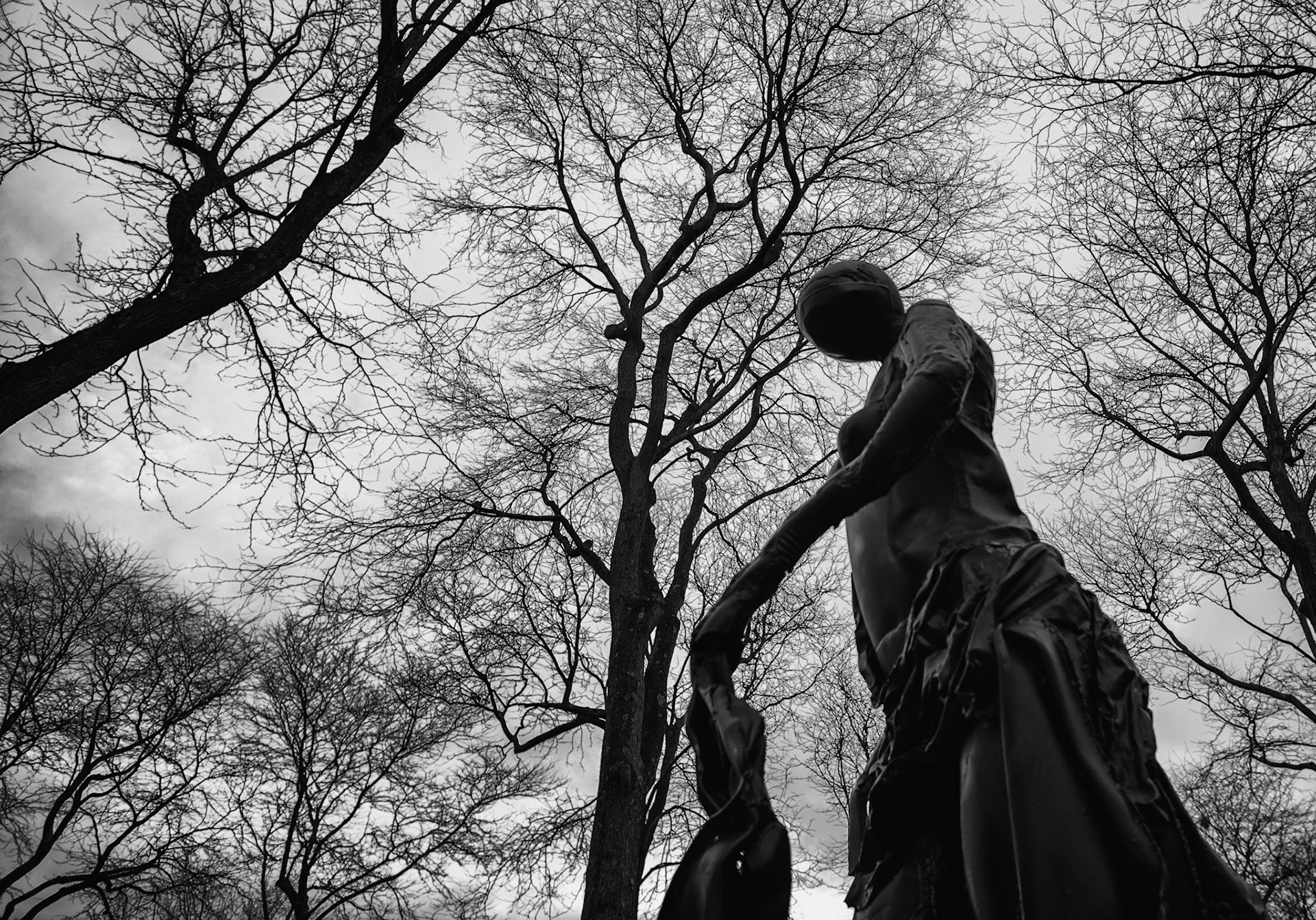 "Lamentations," by the late sculptor Judith Brown (1931-92)