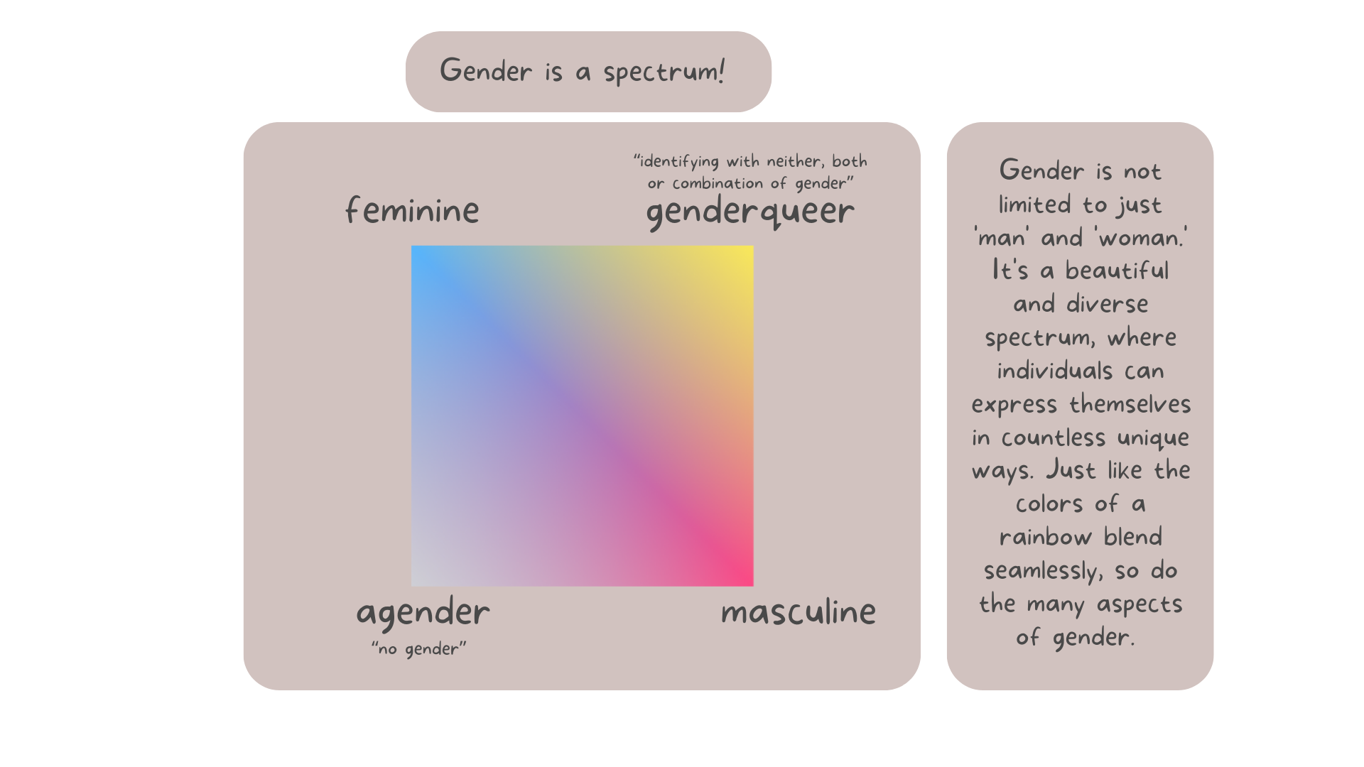 Puzzle 1: gender is a spectrum