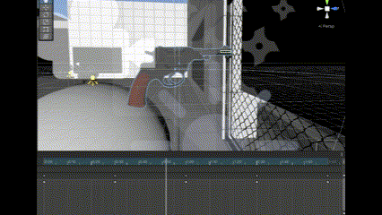 Animation im Programm Unity mit allen Keyframes