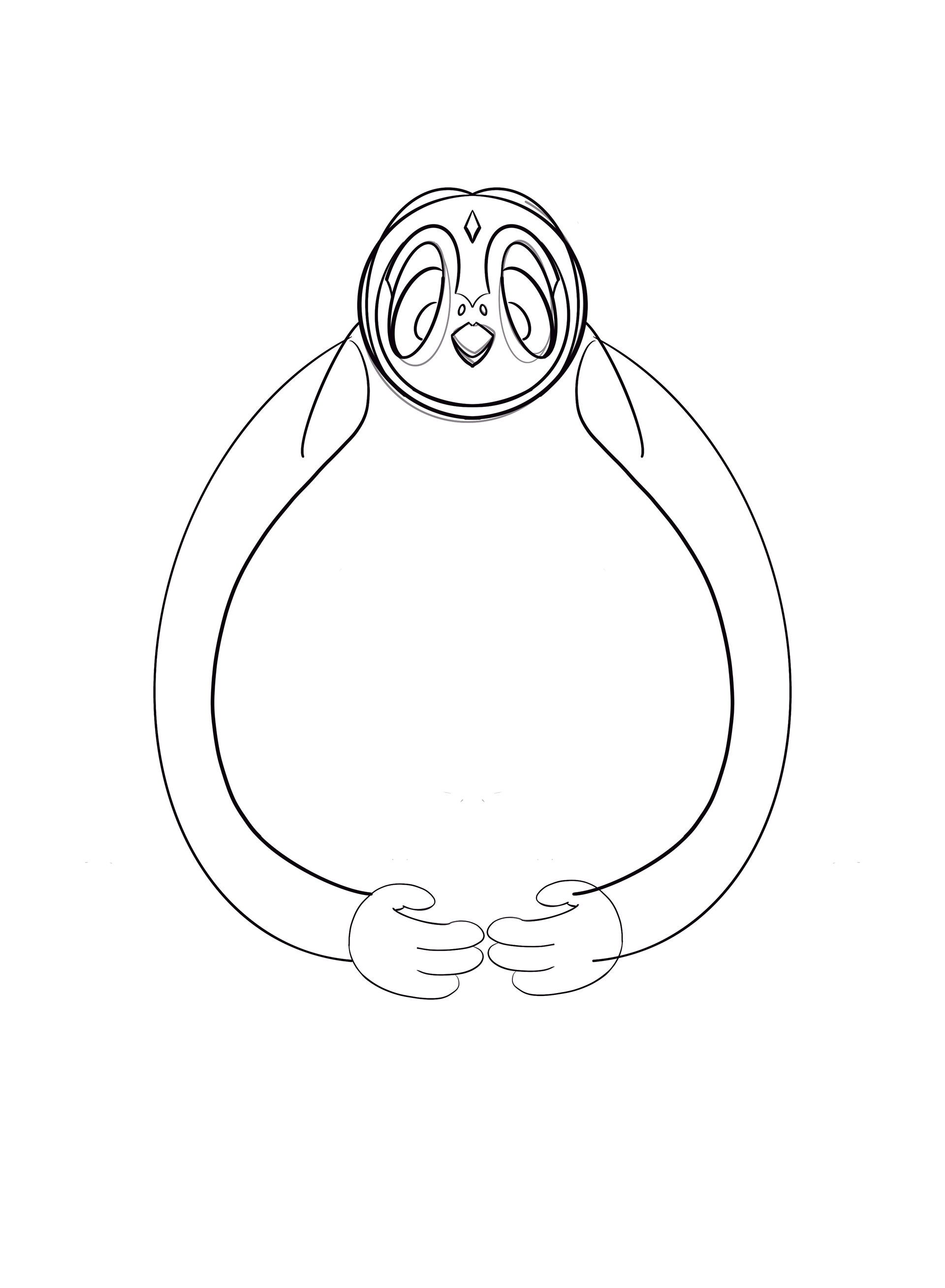 erste Skizze von Awarness Owl