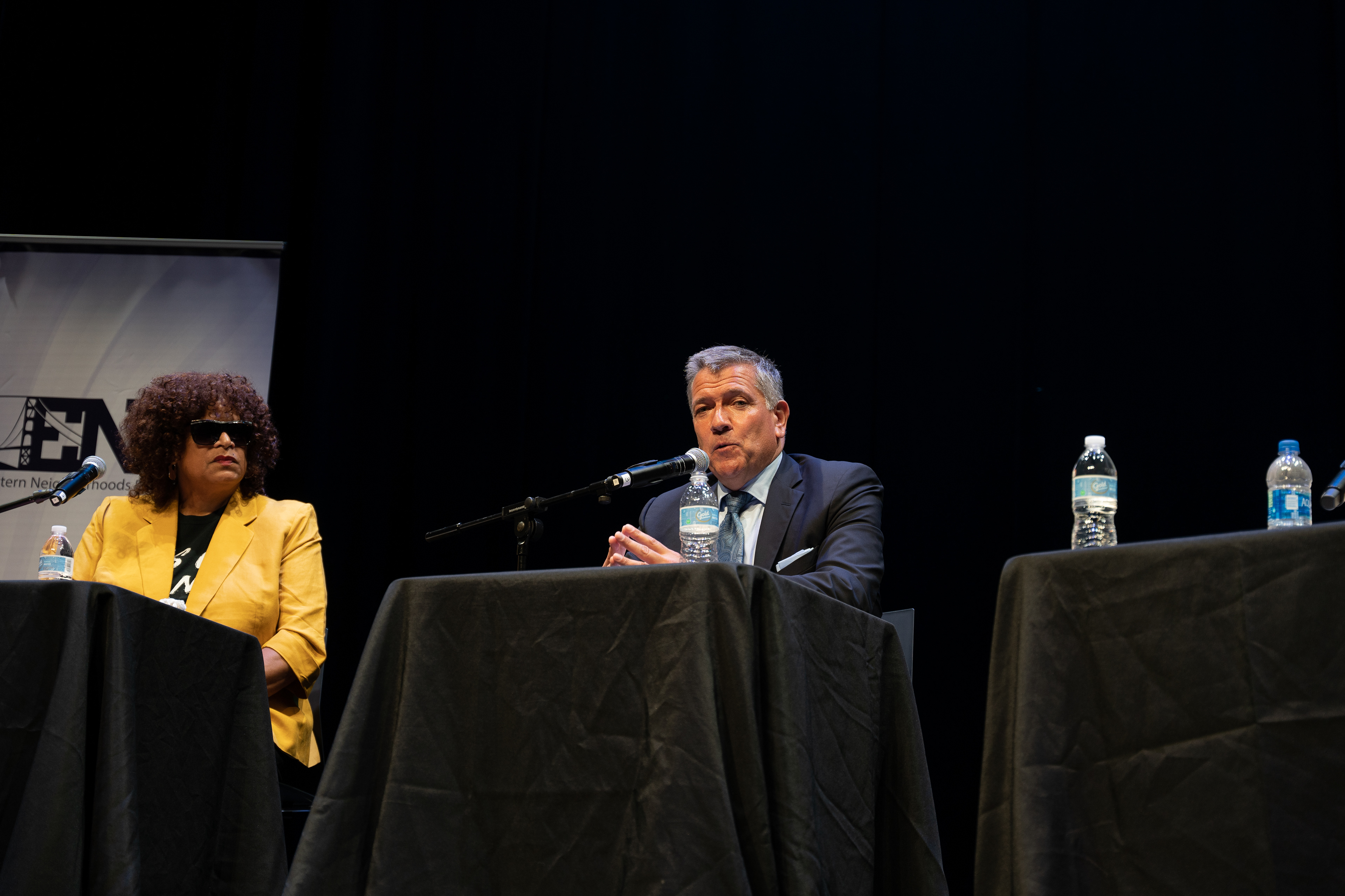 Matt Dorsey looks toward the camera.