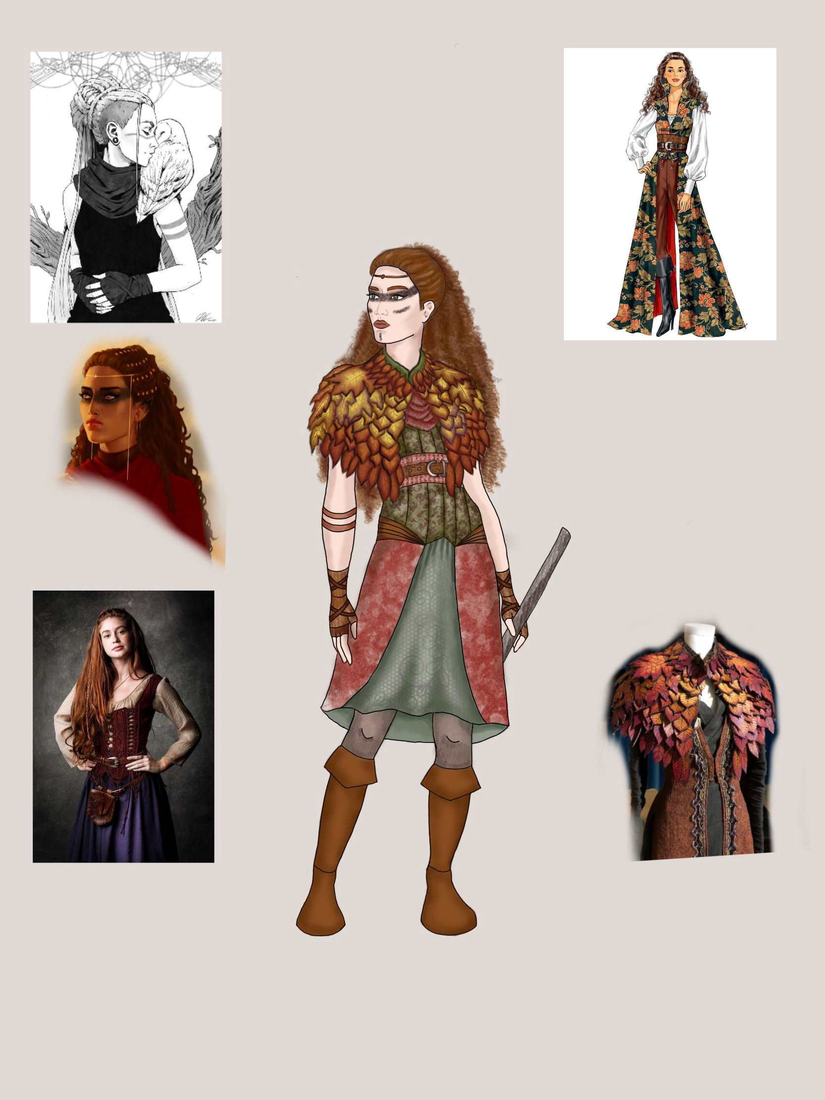 Sketch of a Warrior Queen