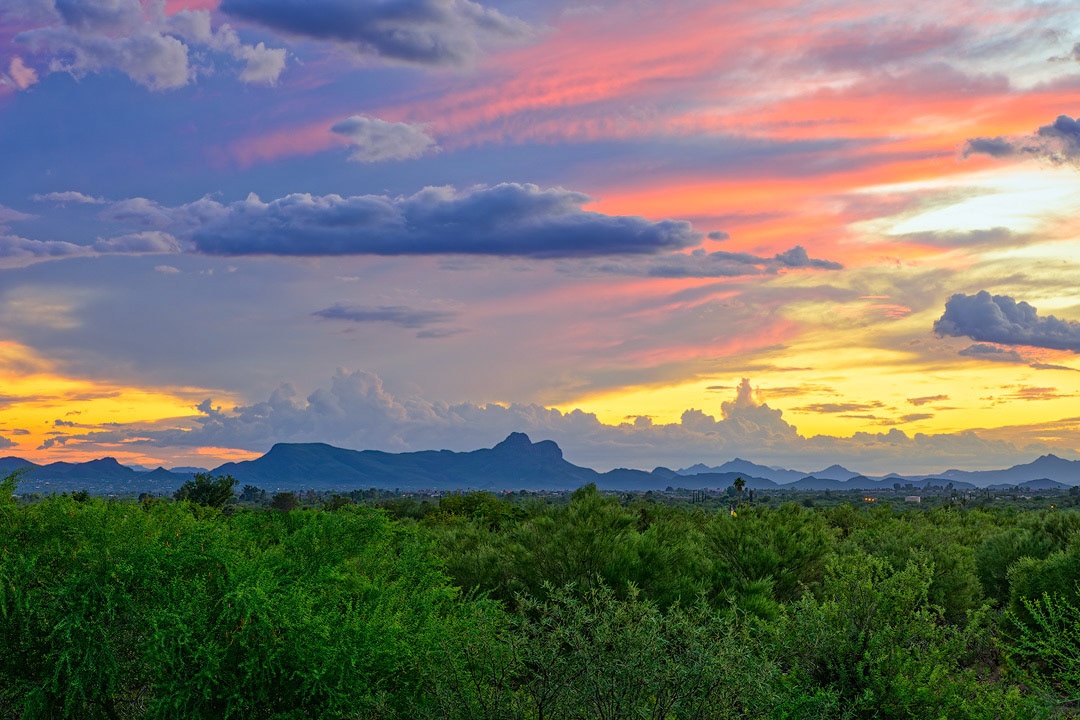Monsoon Sunset 24450 ~ Copyright 2021 Photography by Mark Myhaver