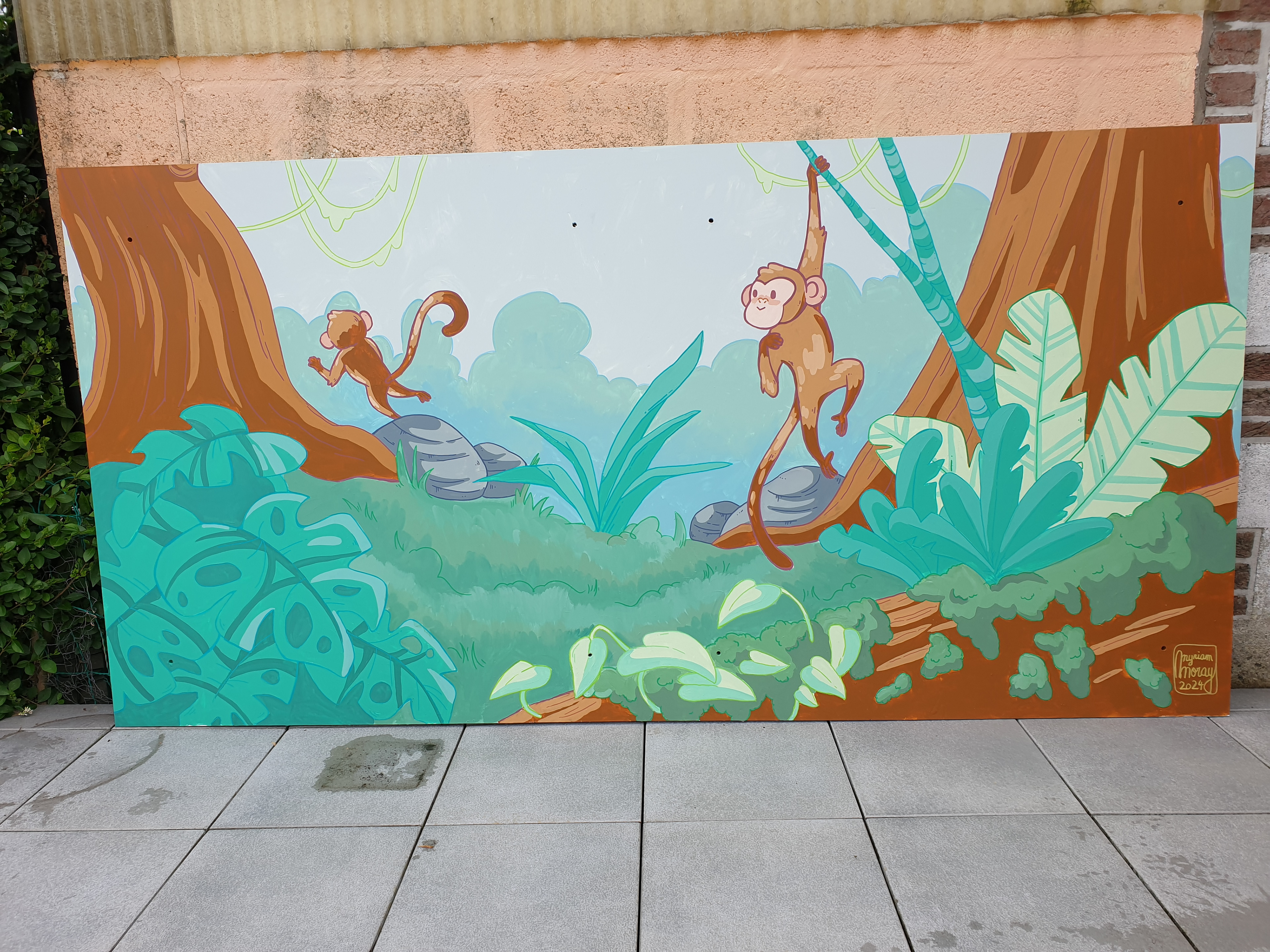 La fresque livrée